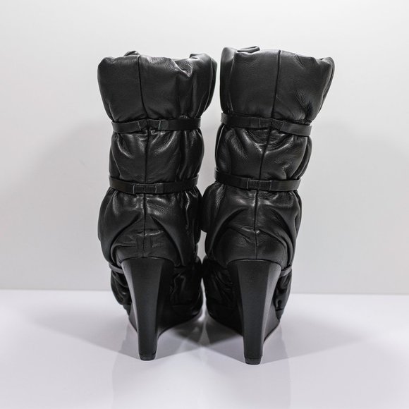 Stuart Weitzman Duvet Wedge Boots - Picture 6 of 16